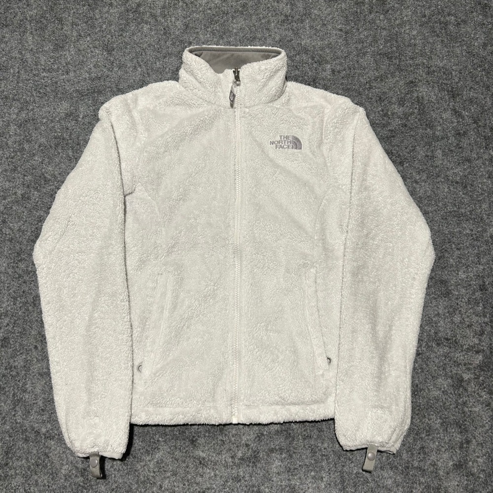 The North Face Osito Full Zip Fleece Jacket White‎ Women Size XS